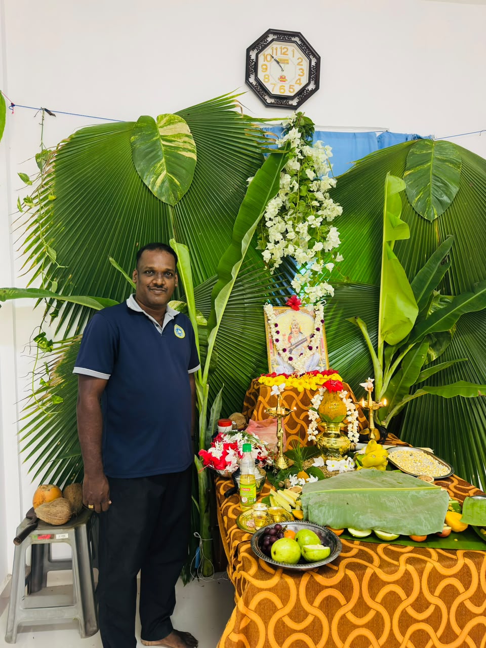 Saraswathi Pooja celebration at the Department of Fisheries