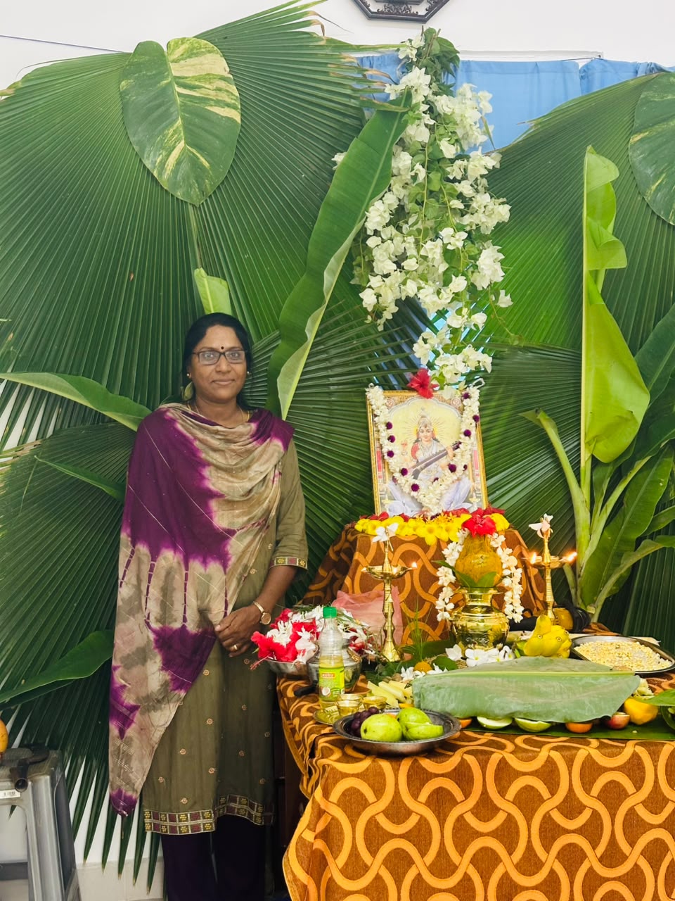 Saraswathi Pooja celebration at the Department of Fisheries