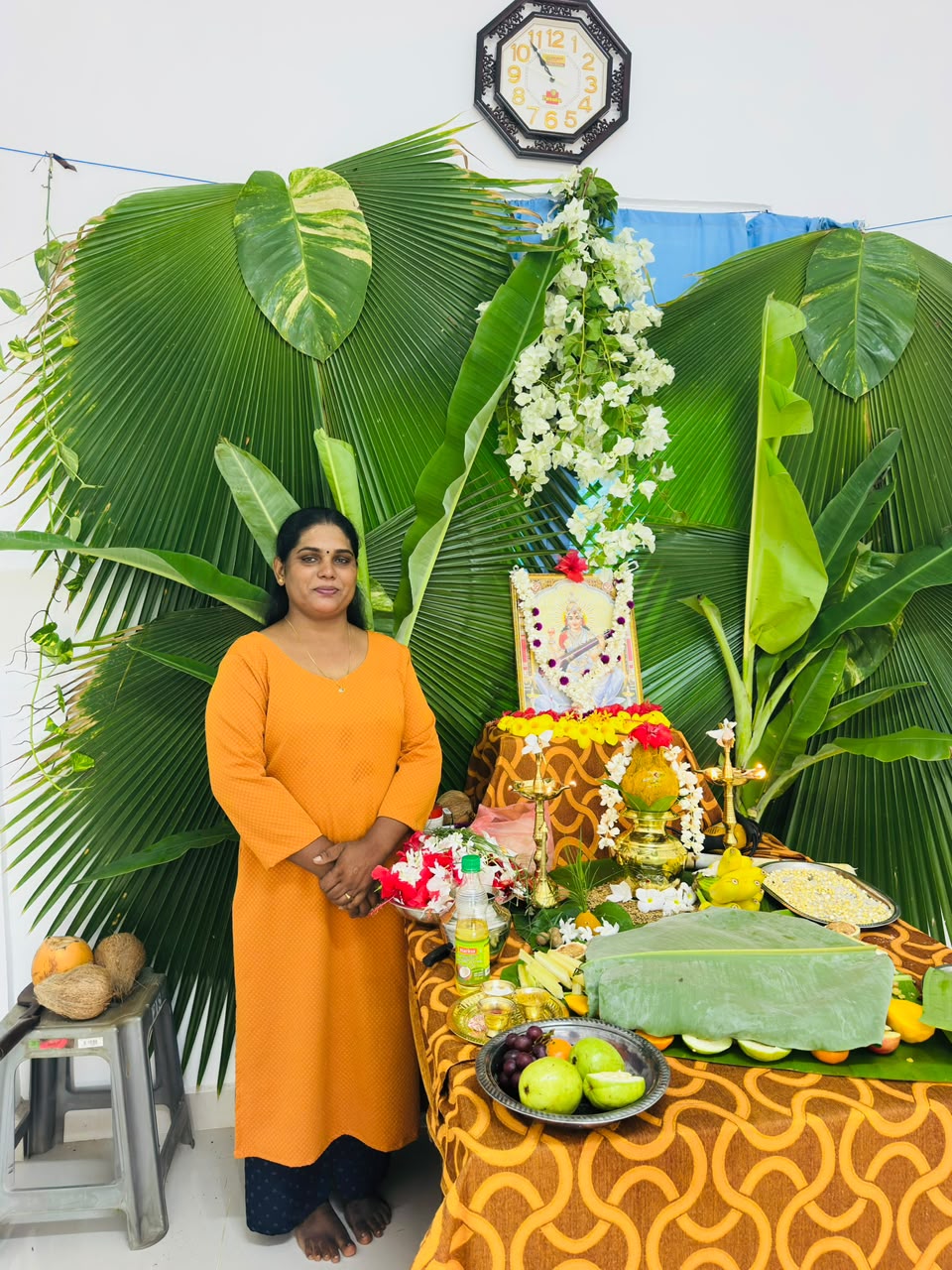 Saraswathi Pooja celebration at the Department of Fisheries
